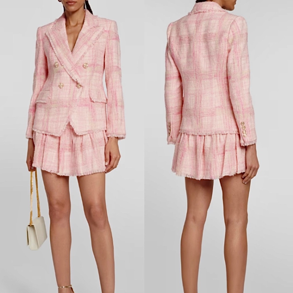LoveShackFancy Pink Blazer Set